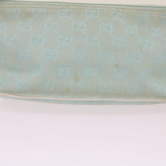 Gucci Gg Canvas Blue Canvas Handbag (Pre-Owned) - Picture 11 of 16